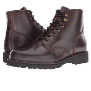 FRYE Men’s Lug WorkBoot Redwood New In Box